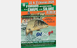 Forum international de la carpe et du silure à Montluçon (03)