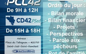 Préparons la saison 2026 - AG du PCL42 et du CD42