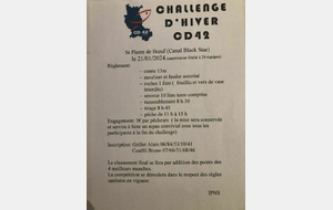 Challenge hiver CD42 PSed 2024