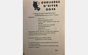 Challenge hiver CD42 PSed 2024