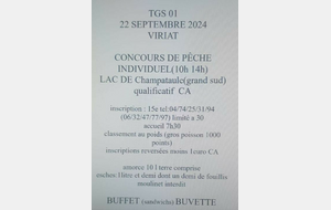 Concours lac de champataule - Viriat 01