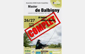 Master de Balbigny (42) le 26 et 27/04/25