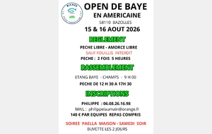 Bazolles (58) - Américaine 15 et 16/08/26