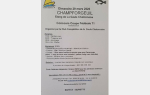 Chamforgeuil (71) Etang de la Gaule ou Prin - Le 29/03/26